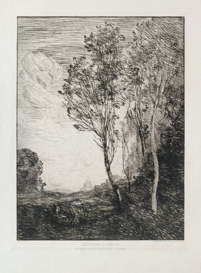 Souvenir d’Italie, 1863 von Jean Baptiste Camille Corot