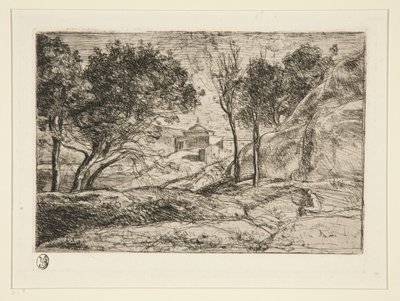 Souvenir de Toscane (minne fra Toscana) av Jean Baptiste Camille Corot