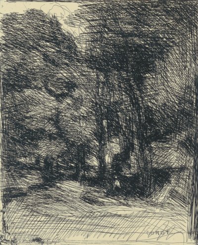 Souvenir du Bas-Bréau von Jean-Baptiste-Camille Corot