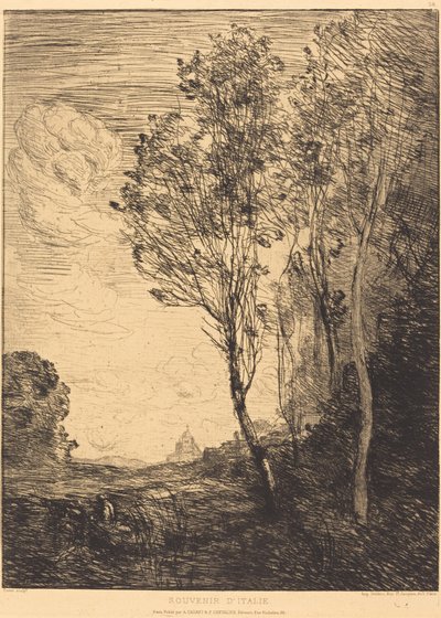 Suvenir fra Italia av Jean Baptiste Camille Corot