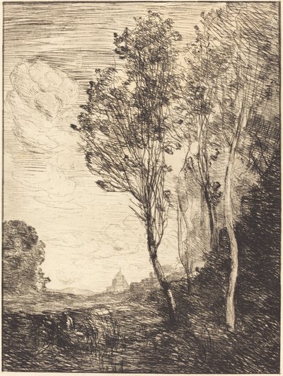 Suvenir fra Italia av Jean Baptiste Camille Corot
