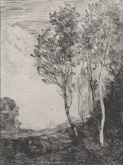 Suvenir fra Italia Suvenir fra Italia, 1866. av Jean Baptiste Camille Corot