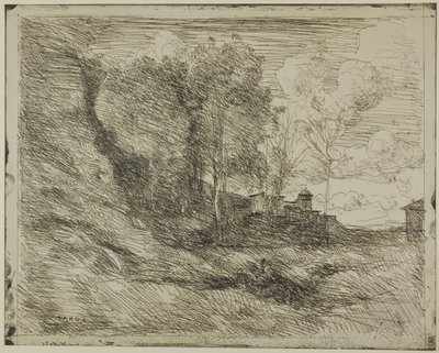 Souvenir fra Ostia av Jean Baptiste Camille Corot