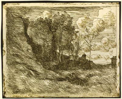 Souvenir fra Ostia av Jean Baptiste Camille Corot