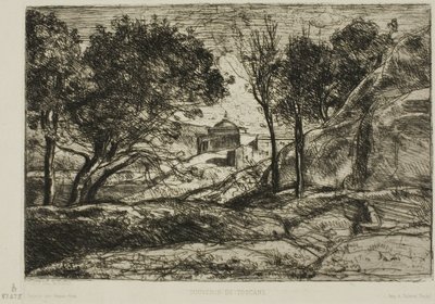 Erinnerung an die Toskana von Jean-Baptiste-Camille Corot