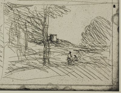 Tårnet til Henry VIII av Jean Baptiste Camille Corot