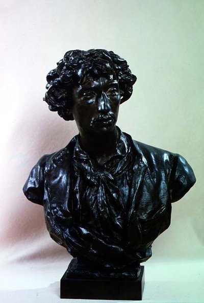 Byste av Charles Garnier (1825-98) (bronse) av Jean Baptiste Carpeaux