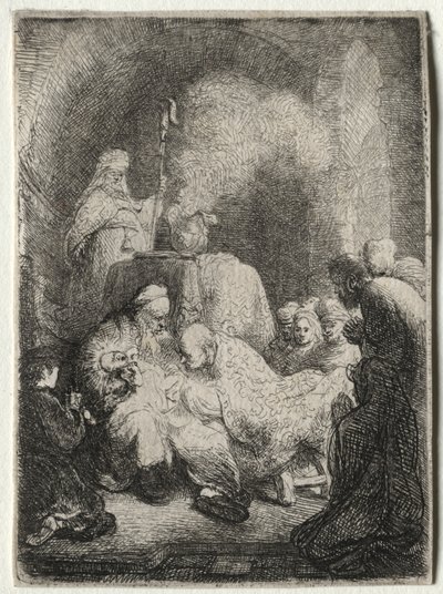 Omskjæringen: Liten tallerken av Jean Baptiste Carpeaux