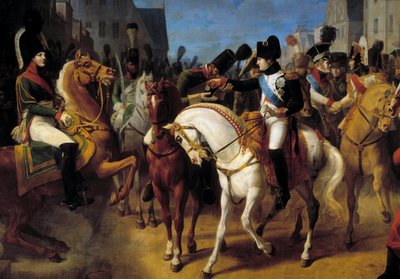 Napoleon I dekorerte i Tilsit (Tilsitt) Grenadier Lazareff av Korset av Legion d
