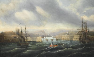 Beleiringen av Sevastopol, ca 1856-1857 av Jean Baptiste Durand Brager