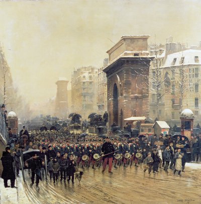 Det forbipasserende regimentet, 1875 av Jean Baptiste Edouard Detaille