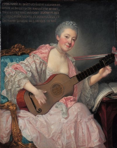 Anne-Marie de Bricqueville de Laluserne, Marquise de Bezons von Jean-Baptiste Greuze