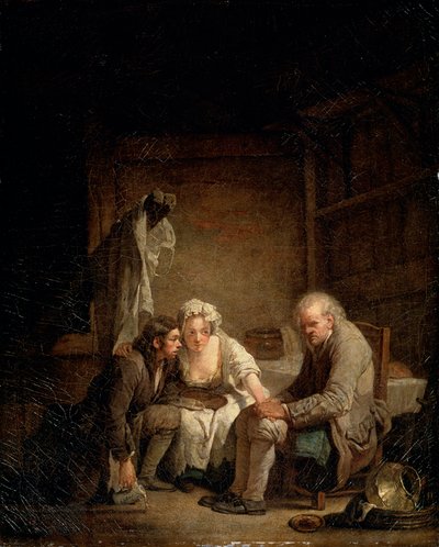 Blind mann bedratt, c1755 av Jean Baptiste Greuze