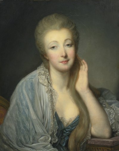 Jeanne Bécu, grevinne Du Barry 1743-1793 av Jean Baptiste Greuze