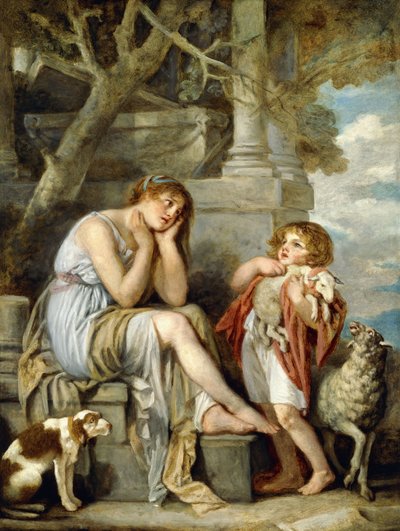 Cheri-lammet, av Jean Baptiste Greuze