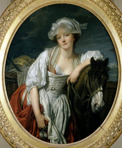 Melkejenta Maleri av Jean Baptiste Greuze (1725-1805) 1700-tallets søn. 1,06x0,86 m Paris, Louvre-museet. av Jean Baptiste Greuze