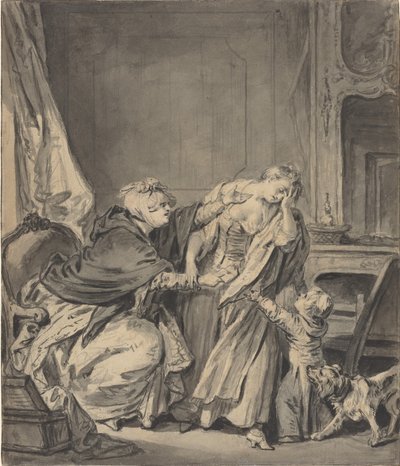 Den sinte moren av Jean Baptiste Greuze