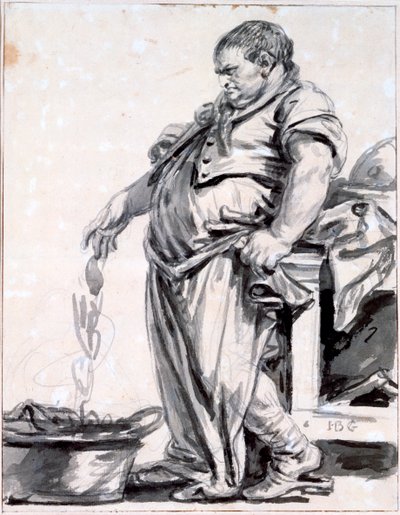 Slakteren, c1745-1805 av Jean Baptiste Greuze