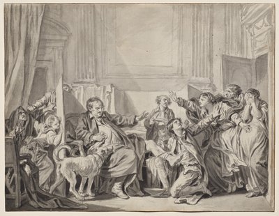 Den skyldige og angrende datteren av Jean-Baptiste Greuze