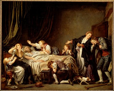 The Son Punished (olje på lerret av Jean Baptiste Greuze