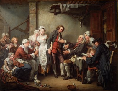 Landsbyavtalen av Jean Baptiste Greuze