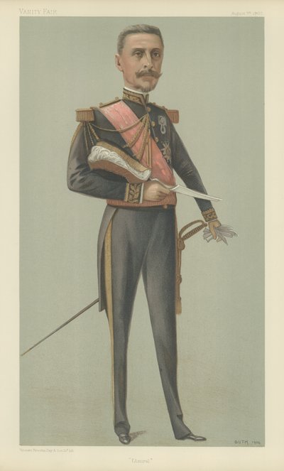 Admiral Raymond-Emile Gervais av Jean Baptiste Guth