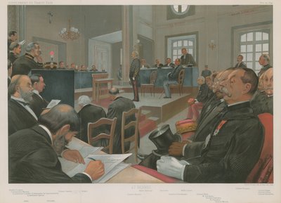 Rettssaken mot Dreyfus av Jean Baptiste Guth