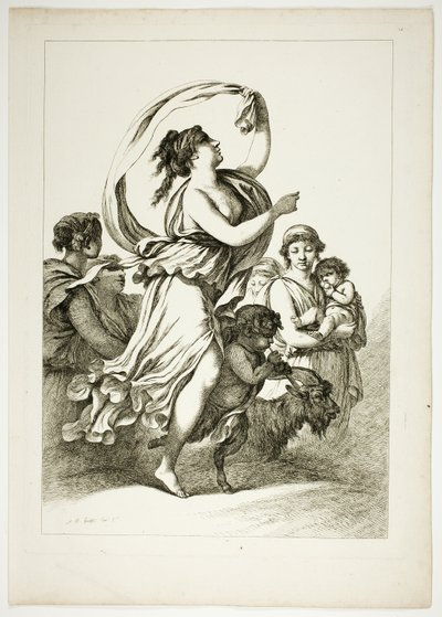 Plate 24 av 38 fra Oeuvres de J. B. Huet av Jean Baptiste Huet