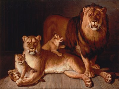 Pride of Lions av Jean Baptiste Huet