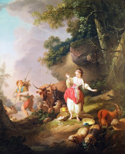 De knuste eggene av Jean Baptiste Huet