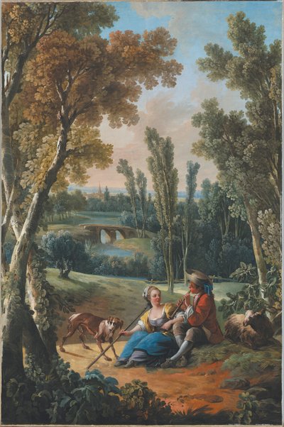 Fløytetimen av Jean Baptiste Huet