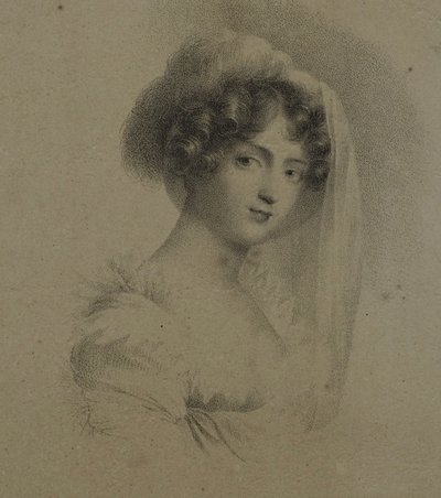 Mme. Horace Vernet av Jean Baptiste Isabey