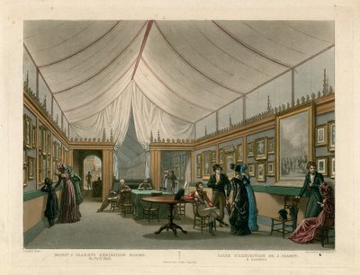 Monsieur J Isabeys utstillingsrom av Jean Baptiste Isabey