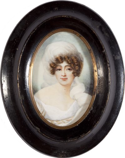 Portrett av Maria grevinne Walewska 1786-1817 av Jean Baptiste Isabey
