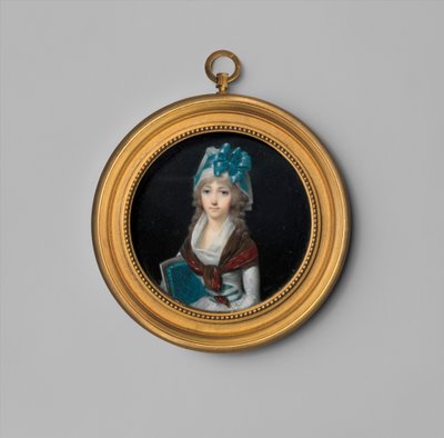 Portrett av en kvinne, ca. 1795 (elfenben) av Jean Baptiste Isabey