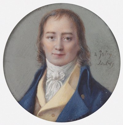 Portrett av komponisten André Ernest Modeste Grétry 1741-1813, 1786-1788. av Jean Baptiste Isabey