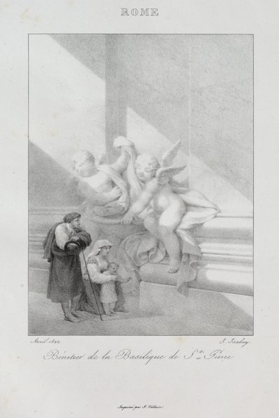 Reise til Italia i 1822 av Jean Baptiste Isabey