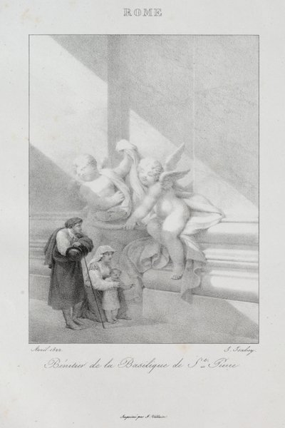 Reise til Italia i 1822 av Jean Baptiste Isabey