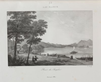 Reise til Italia i 1822 av Jean Baptiste Isabey