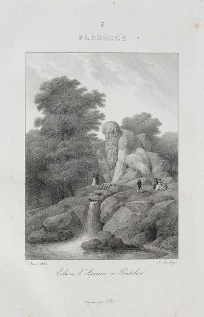 Reise til Italia i 1822 av Jean Baptiste Isabey
