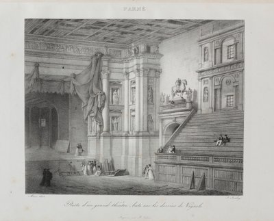 Reise til Italia i 1822 av Jean Baptiste Isabey