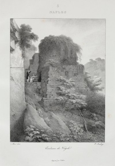 Reise til Italia i 1822 av Jean Baptiste Isabey
