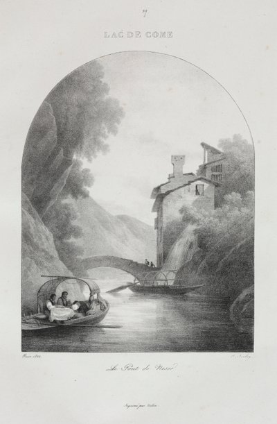 Reise til Italia i 1822 av Jean Baptiste Isabey