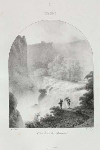 Reise til Italia i 1822 av Jean Baptiste Isabey