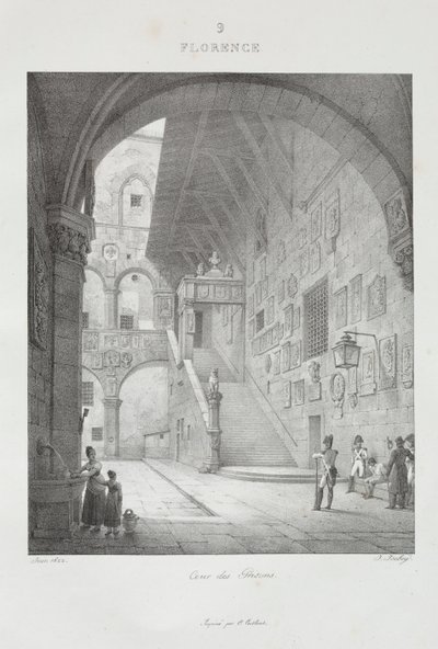 Reise til Italia i 1822 av Jean Baptiste Isabey