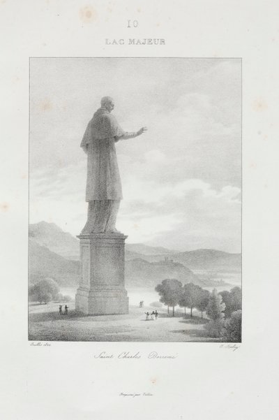 Reise til Italia i 1822 av Jean Baptiste Isabey