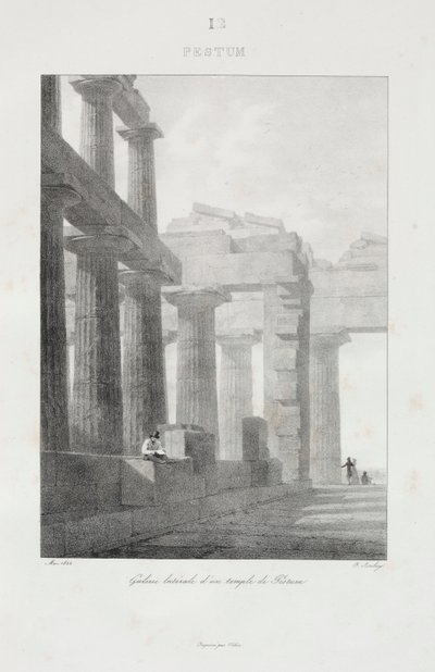 Reise til Italia i 1822 av Jean Baptiste Isabey