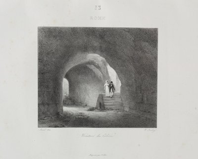 Reise til Italia i 1822 av Jean Baptiste Isabey