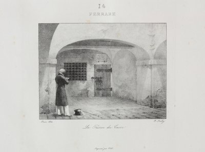 Reise til Italia i 1822 av Jean Baptiste Isabey