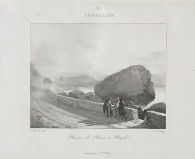 Reise til Italia i 1822 av Jean Baptiste Isabey